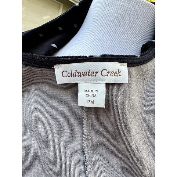 Black Velvet Dress Fall Winter Christmas Modest Lagenlook Coastal Cottage Church - Picture 7 of 11